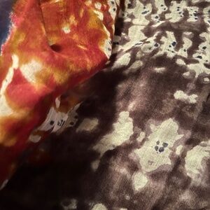 BINDYA 100% WOOL LARGE TIE DYE WRAP SHAWL